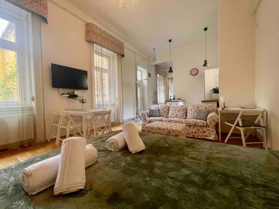 Knezits Spacious Ac Terrace Free Parking Boedapest Buitenkant foto